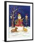Snowman and Friends-Todd Williams-Framed Art Print