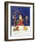 Snowman and Friends-Todd Williams-Framed Art Print