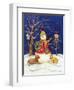 Snowman and Friends-Todd Williams-Framed Art Print