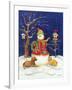 Snowman and Friends-Todd Williams-Framed Art Print