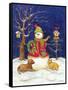 Snowman and Friends-Todd Williams-Framed Stretched Canvas