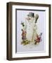 Snowman and Hares, 1999-Kestutis Kasparavicius-Framed Giclee Print