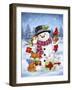 Snowman and Wood's Friends-MAKIKO-Framed Giclee Print