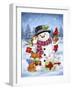 Snowman and Wood's Friends-MAKIKO-Framed Giclee Print