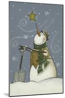 Snowman at Rest-Margaret Wilson-Mounted Giclee Print