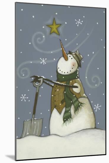 Snowman at Rest-Margaret Wilson-Mounted Giclee Print