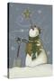 Snowman at Rest-Margaret Wilson-Stretched Canvas