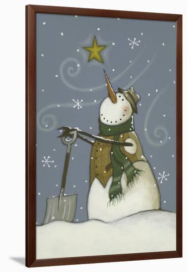 Snowman at Rest-Margaret Wilson-Framed Giclee Print