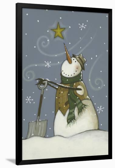 Snowman at Rest-Margaret Wilson-Framed Giclee Print