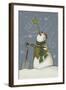 Snowman at Rest-Margaret Wilson-Framed Giclee Print