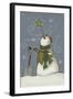 Snowman at Rest-Margaret Wilson-Framed Giclee Print