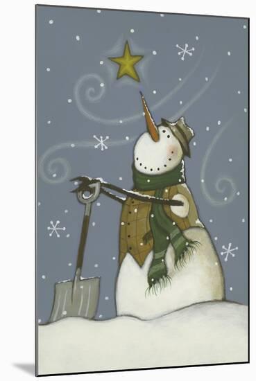 Snowman at Rest-Margaret Wilson-Mounted Giclee Print
