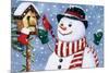 Snowman, Birdhouse-William Vanderdasson-Mounted Giclee Print