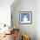 Snowman Blue 2-null-Framed Giclee Print displayed on a wall