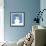 Snowman Blue 2-null-Framed Giclee Print displayed on a wall
