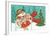 Snowman Candyland I-Veronique Charron-Framed Art Print