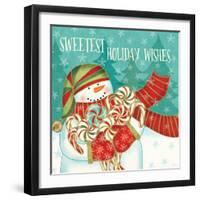 Snowman Candyland II-Veronique Charron-Framed Art Print