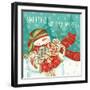 Snowman Candyland II-Veronique Charron-Framed Art Print