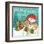 Snowman Candyland III-Veronique Charron-Framed Art Print