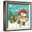 Snowman Candyland III-Veronique Charron-Framed Art Print