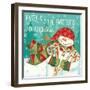 Snowman Candyland III-Veronique Charron-Framed Art Print