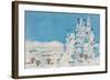 Snowman Castle, 1997-Christian Kaempf-Framed Giclee Print