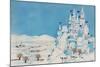 Snowman Castle, 1997-Christian Kaempf-Mounted Giclee Print