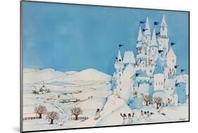 Snowman Castle, 1997-Christian Kaempf-Mounted Giclee Print