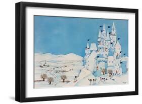 Snowman Castle, 1997-Christian Kaempf-Framed Premium Giclee Print