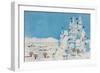 Snowman Castle, 1997-Christian Kaempf-Framed Premium Giclee Print