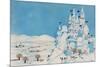 Snowman Castle, 1997-Christian Kaempf-Mounted Giclee Print