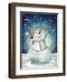 Snowman Cheers I-Elizabeth Medley-Framed Art Print