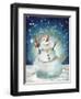 Snowman Cheers I-Elizabeth Medley-Framed Art Print