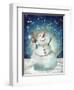 Snowman Cheers I-Elizabeth Medley-Framed Art Print