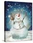 Snowman Cheers I-Elizabeth Medley-Stretched Canvas