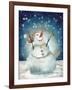Snowman Cheers I-Elizabeth Medley-Framed Art Print