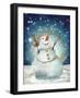 Snowman Cheers I-Elizabeth Medley-Framed Art Print