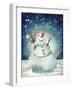 Snowman Cheers I-Elizabeth Medley-Framed Art Print