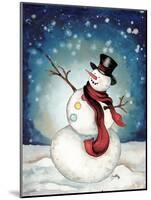 Snowman Cheers II-Elizabeth Medley-Mounted Art Print