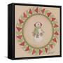 Snowman Circle-Debbie McMaster-Framed Stretched Canvas