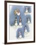 Snowman Collage-Debbie McMaster-Framed Giclee Print