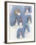 Snowman Collage-Debbie McMaster-Framed Giclee Print