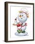Snowman Cook-Olga And Alexey Drozdov-Framed Photographic Print