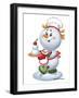 Snowman Cook-Olga And Alexey Drozdov-Framed Photographic Print