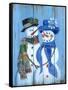 Snowman Couple-Marilyn Dunlap-Framed Stretched Canvas