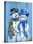 Snowman Couple-Marilyn Dunlap-Stretched Canvas