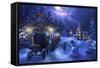 Snowman Crossing-Joel Christopher Payne-Framed Stretched Canvas