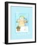 Snowman Dove Love-Melinda Hipsher-Framed Giclee Print