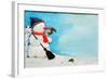 Snowman Dream-Christian Kaempf-Framed Giclee Print