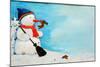 Snowman Dream-Christian Kaempf-Mounted Giclee Print
